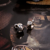 NAVAJO PATTEREN HOOP EARRINGS - TYPE D - May club